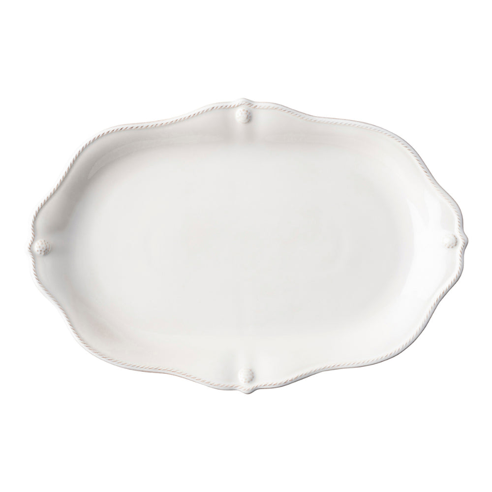 Juliska Berry & Thread Whitewashed 16-Inch Serving Platter