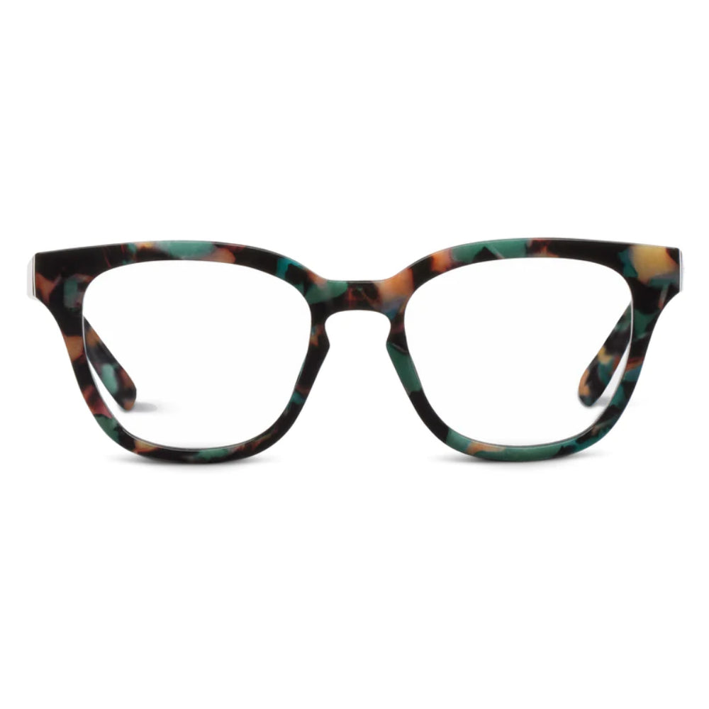 Teal Botanico Betsy Peepers Blue Light Readers - Feminine and Stylish