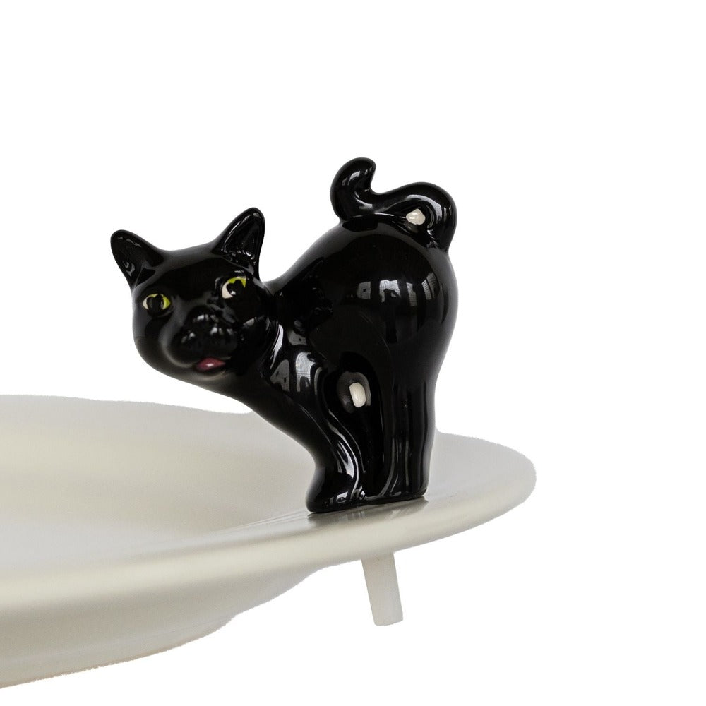 Nora Fleming Charming Halloween Scaredy Cat Miniature Decor Piece