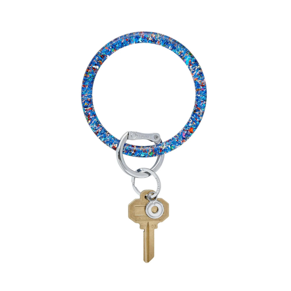 O-VENTURE One-Size-Fits-All Resin Big O® Bracelet Key Ring for Hands-Free Convenience