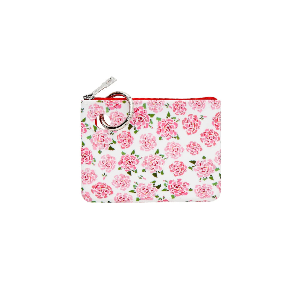 Oventure Mini Silicone Pouch with Fifty States Floral Design - Ideal Everyday Organizer