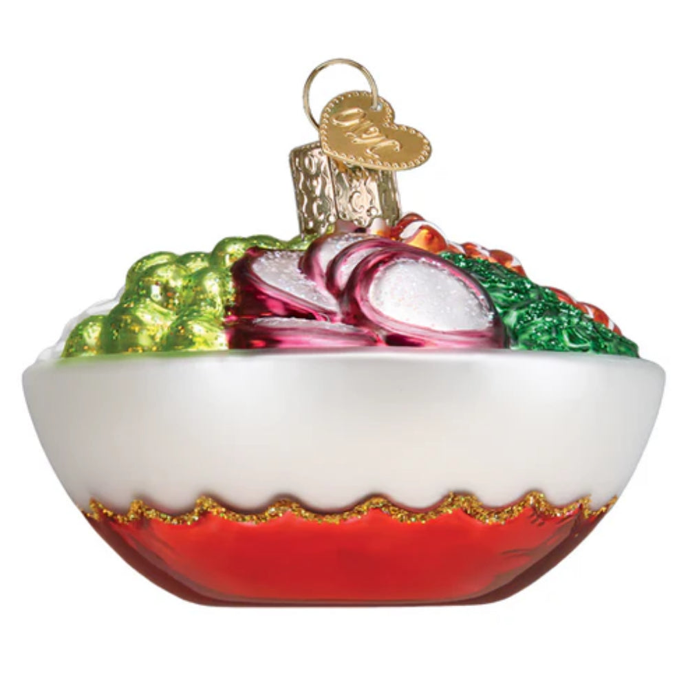 Ornament of Old World Christmas Featuring Poke Bowl