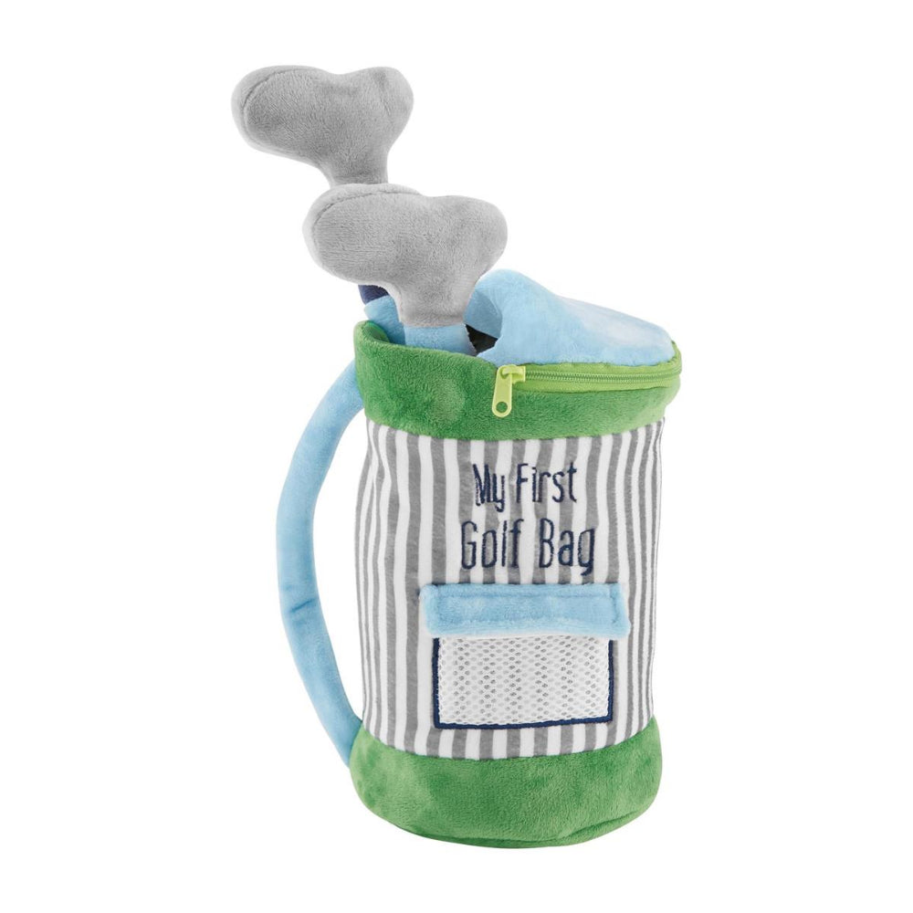 Mud Pie Soft Plush Golf Bag Set with Interactive Accessories