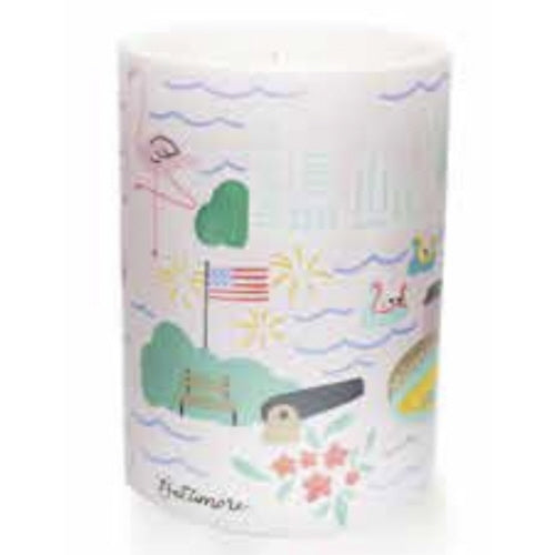 Whimsical Baltimore Themed Candle by Annapolis Candle