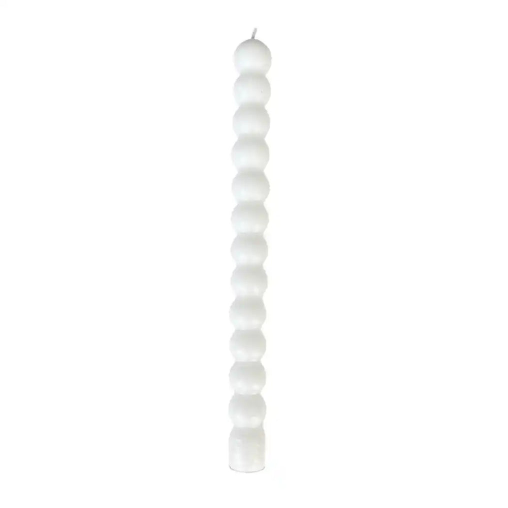 Mud Pie Taper Candles in Blue and White Hand - painted Design