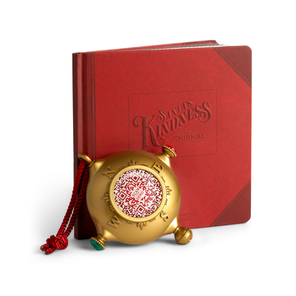Christmas Santa's Kindness Promotion Ornament and Journal Set for Children