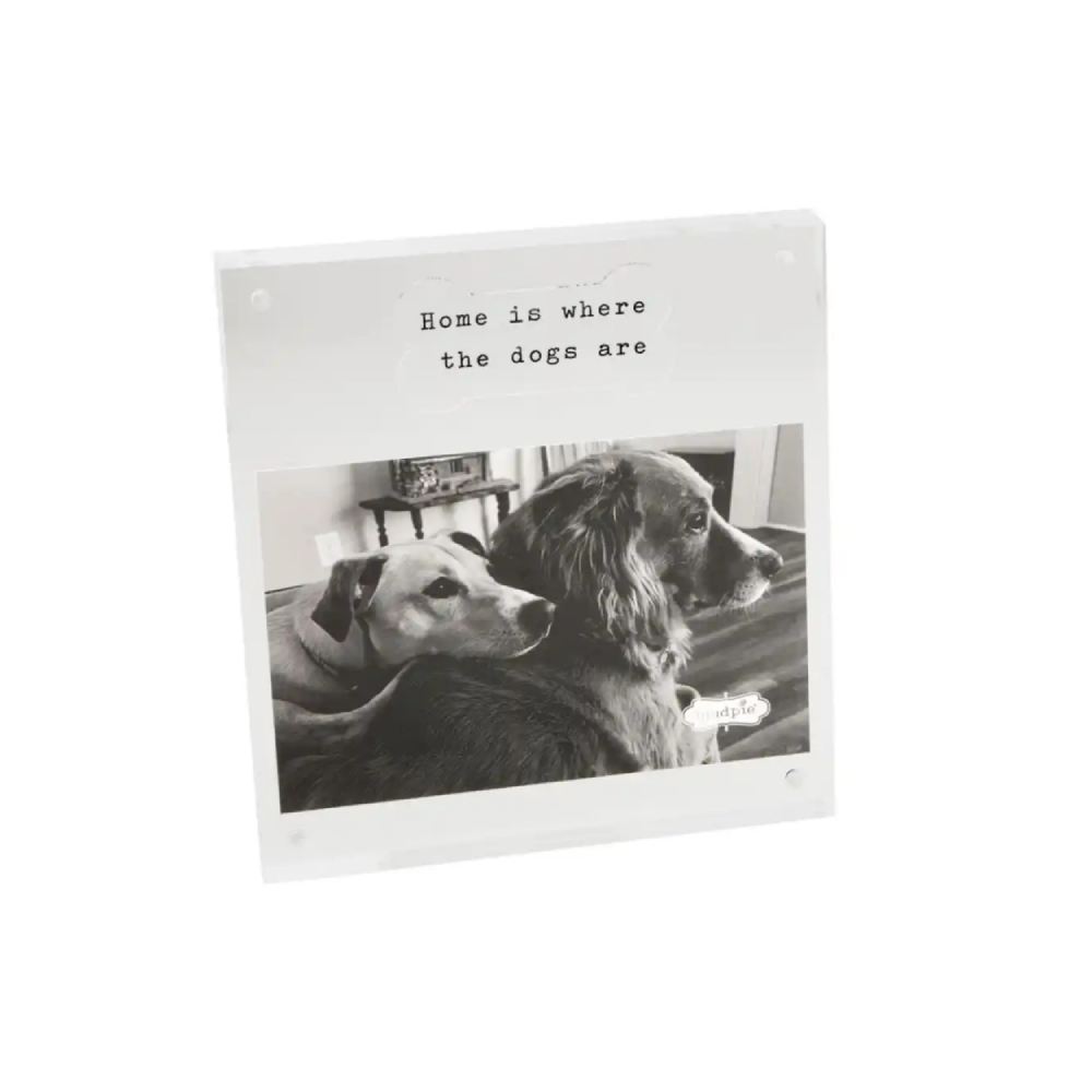Mud Pie 4x6 High - quality Acrylic Dog - themed Photo Frame