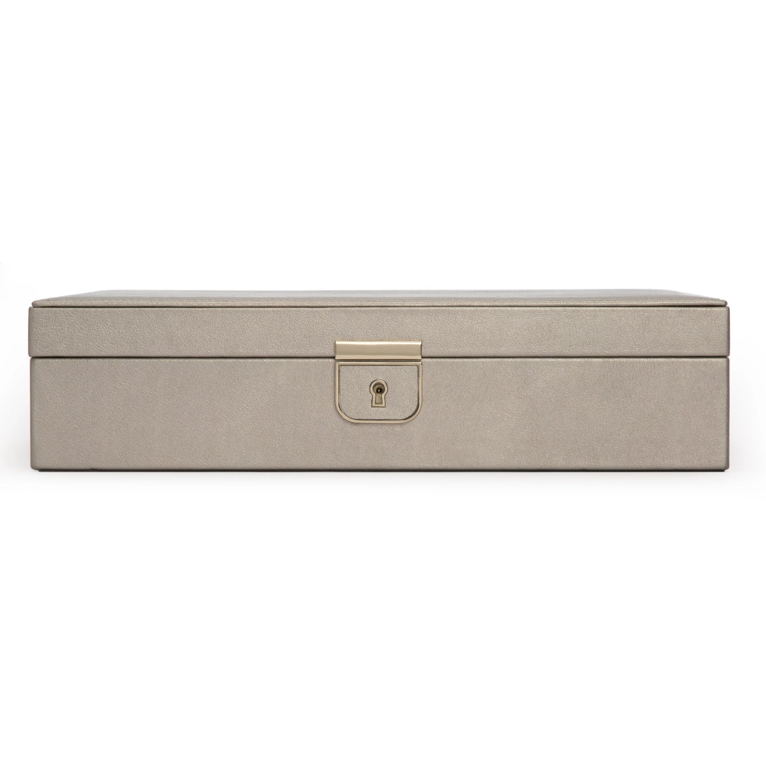 Stylish Wolf Designs Medium Palermo Jewelry Box with Gold Finish