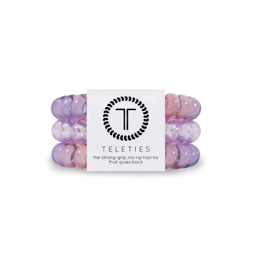 TELETIES Set of 3 Large-sized Hair Ties for Women's Hairstyling