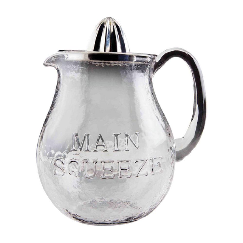 Mud Pie High - Quality Glass Pitcher and Durable Stainless Steel Juicer Combination Set