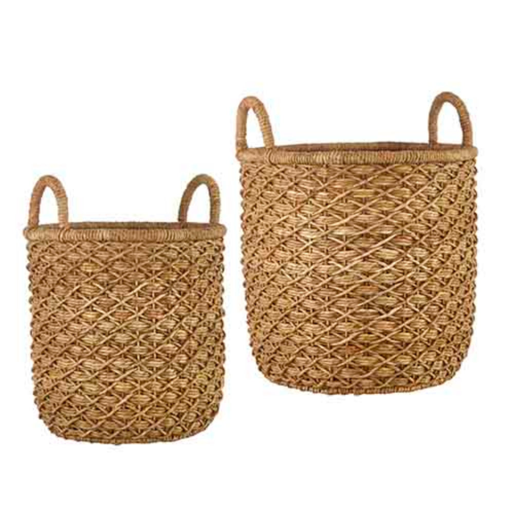 Hand - woven Basket with Handles for In - store Collection Only