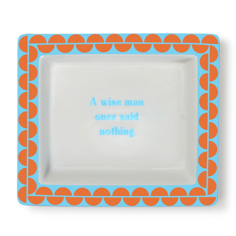 Two's Company Sassy Inspiring Phrase Desk Decorative Tray for Office or Home