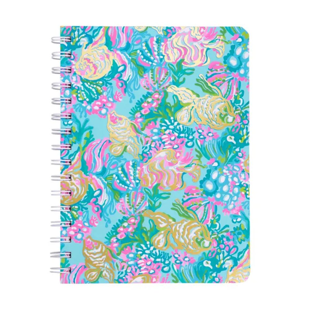 2024 Lilly Pulitzer Colorful Mini Notebook with Painted Pocket