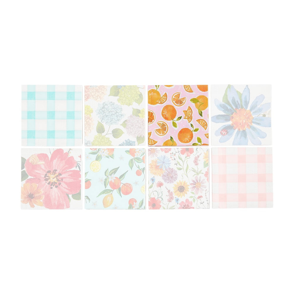 Mud Pie Spring-themed Individual Napkins in Various Designs