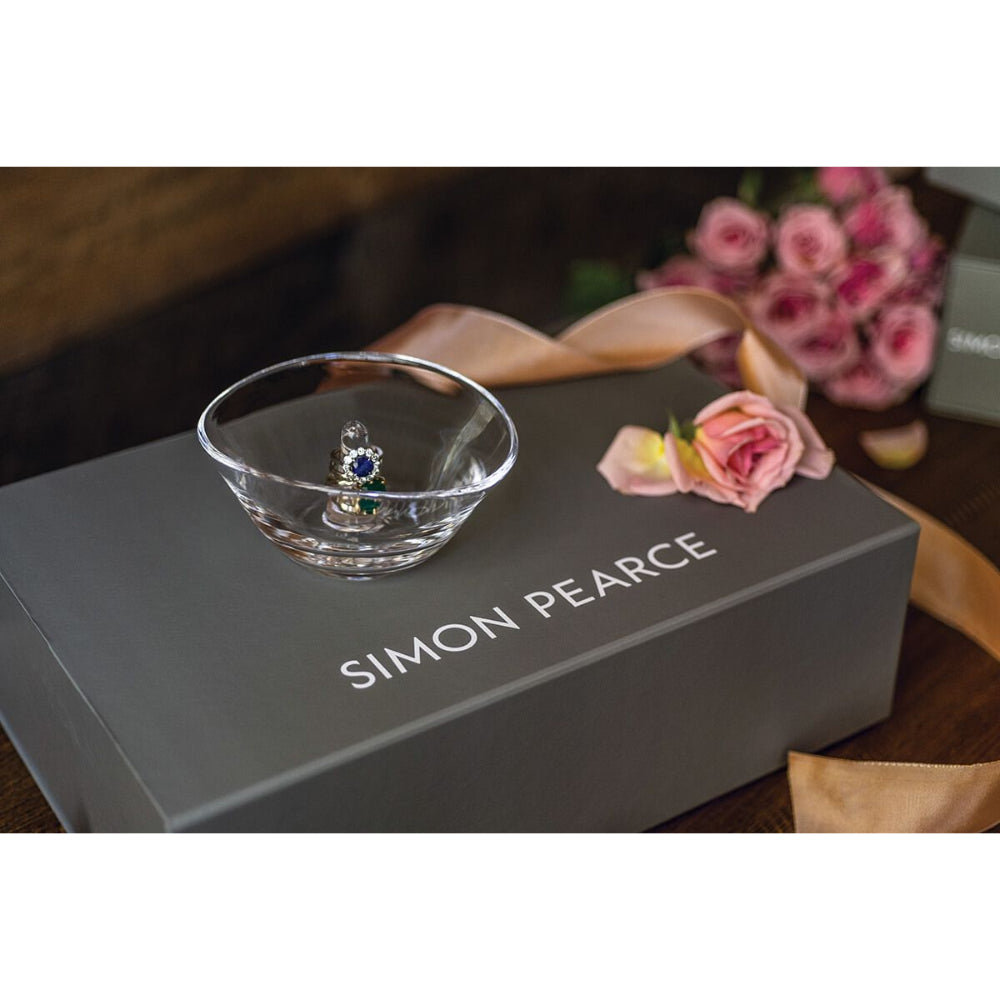 Simon Pearce Handmade Champlain Ring Holder with Complimentary Gift Box