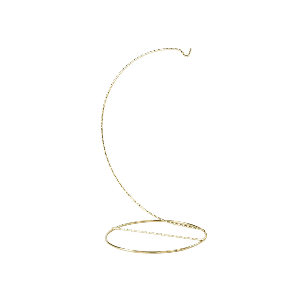 Brass Plated Twisted Wire Ornament Tree for Year - Round Decor