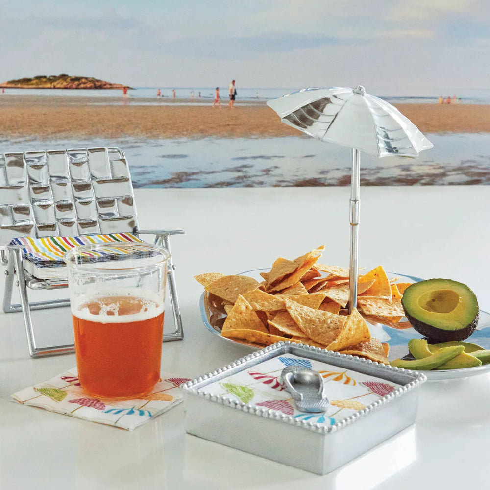Exquisite Mariposa Summer Party Beach Umbrella-Shaped Serving Platter