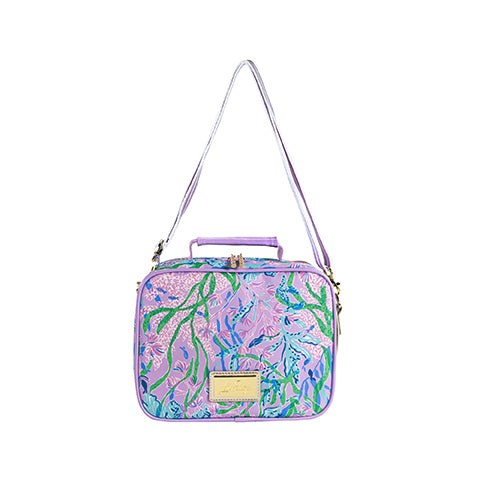 Stylish Lilly Pulitzer Adjustable - Strapped Picnic Lunch Bag