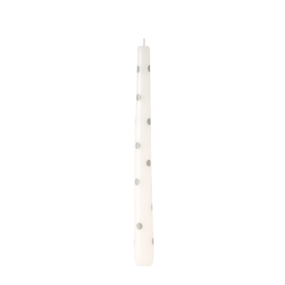 Mud Pie Taper Candles in Blue and White Hand - painted Design