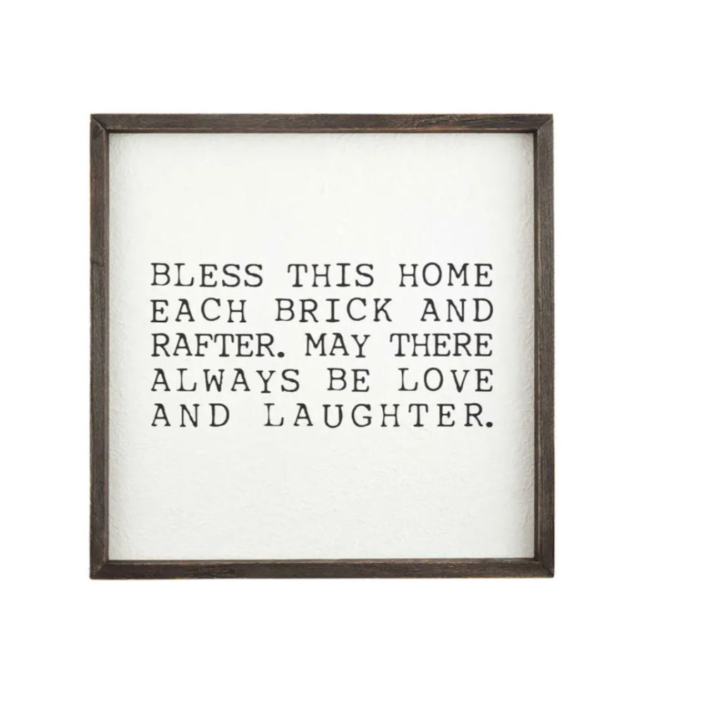 Mud Pie Home Pine Wood Paper Plaque - 22' x 22', In-Store Pickup Only