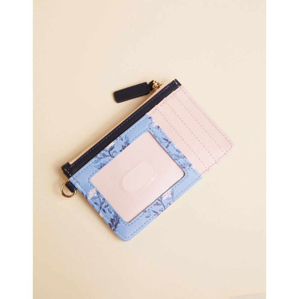 Spartina Stylish Slim Card and Coin Purse - Ogeechee Blossom Design
