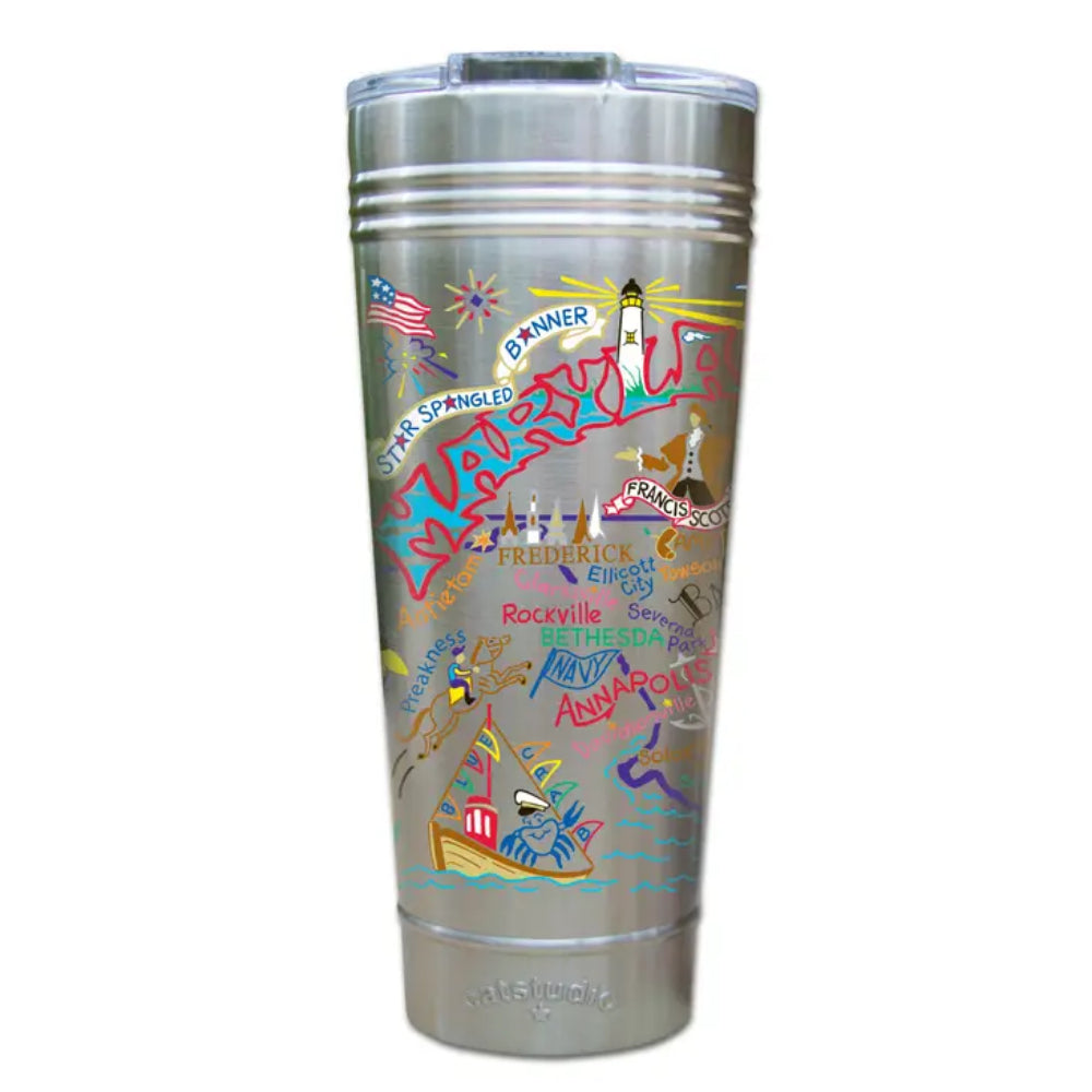Catstudio Maryland Insulated Thermal Drinking Tumbler for Everyday Use