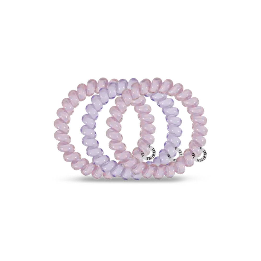 TELETIES Small Hair Ties - Stylish Set of 3 for Everyday Use