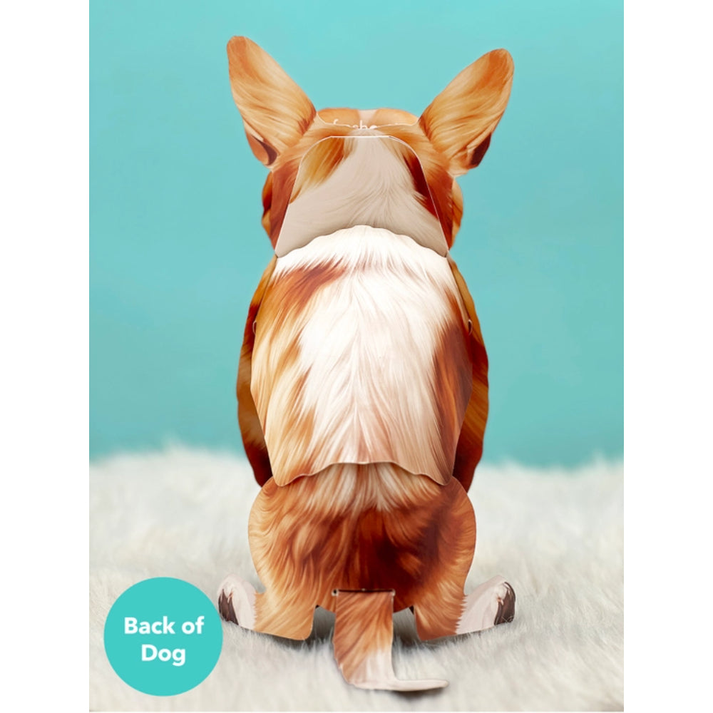FreshCut Paper LLC Adorable Pop-Up Corgi Greeting Card Set