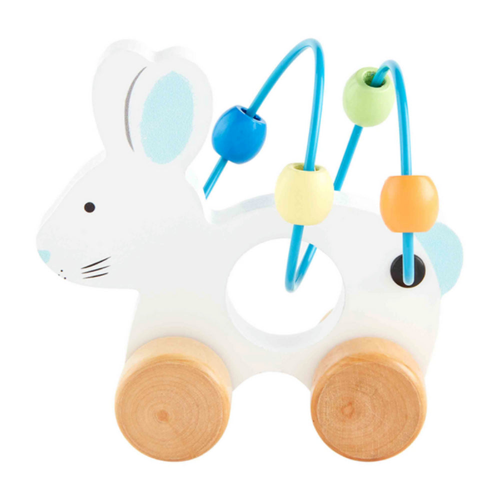 Mud Pie Easter Bunny Abacus Counting Toy for Little Ones
