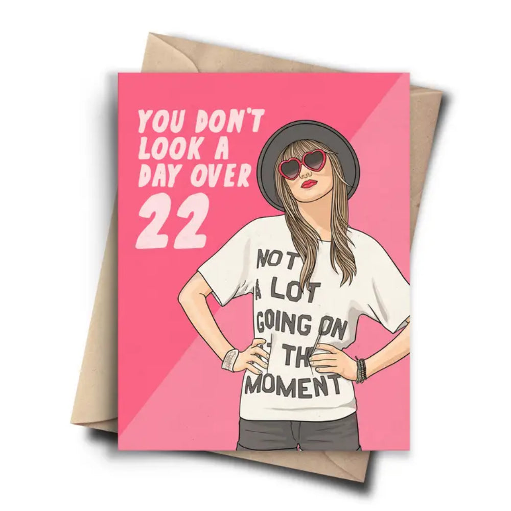 Premium Eco - friendly Taylor Swift Birthday Card with Thick Envelope