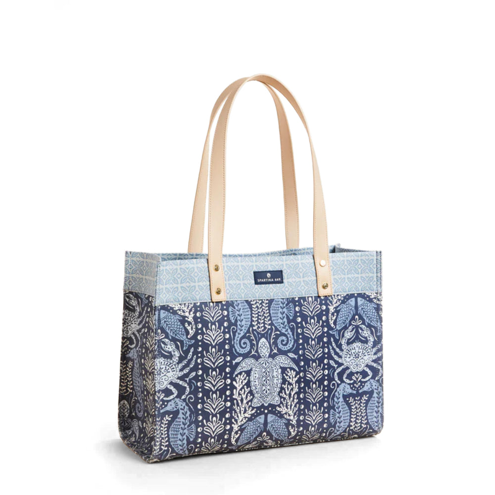 Spartina Hamilton Sea Life - Roomy Excursion Tote for Travel