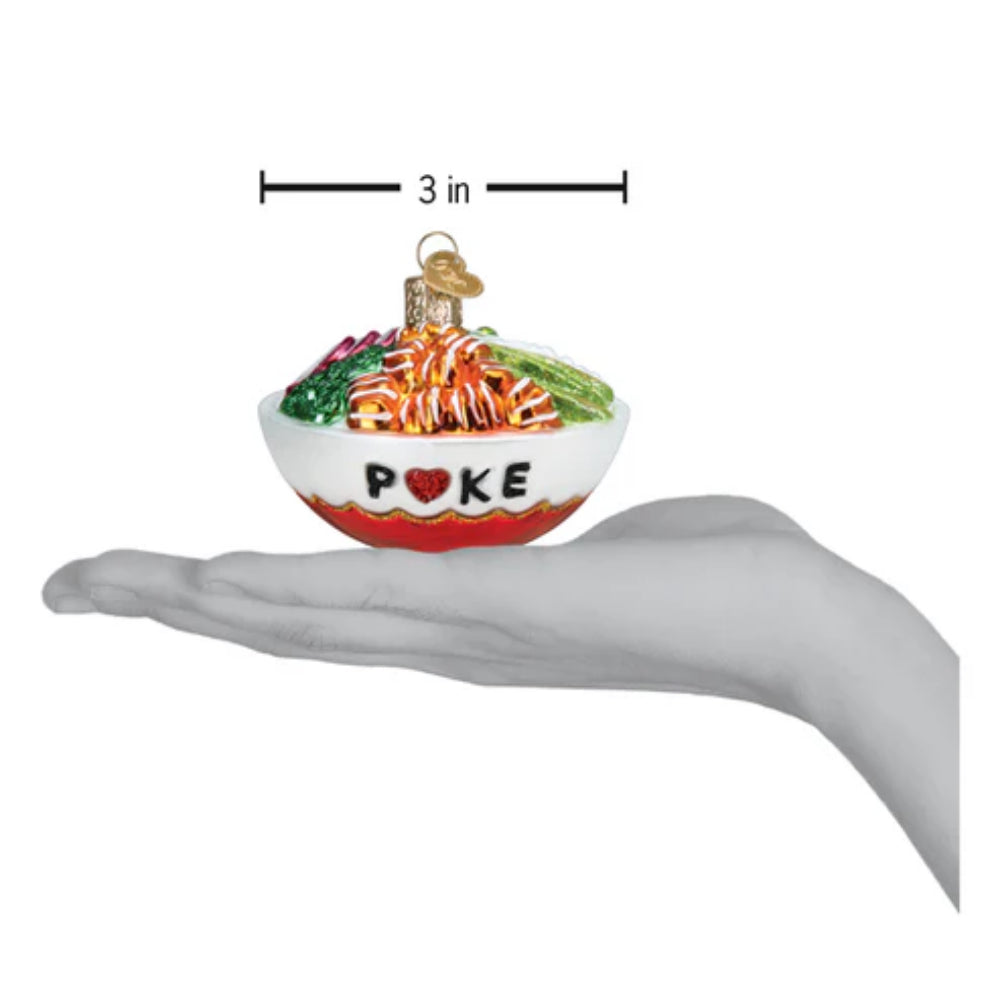 Ornament of Old World Christmas Featuring Poke Bowl