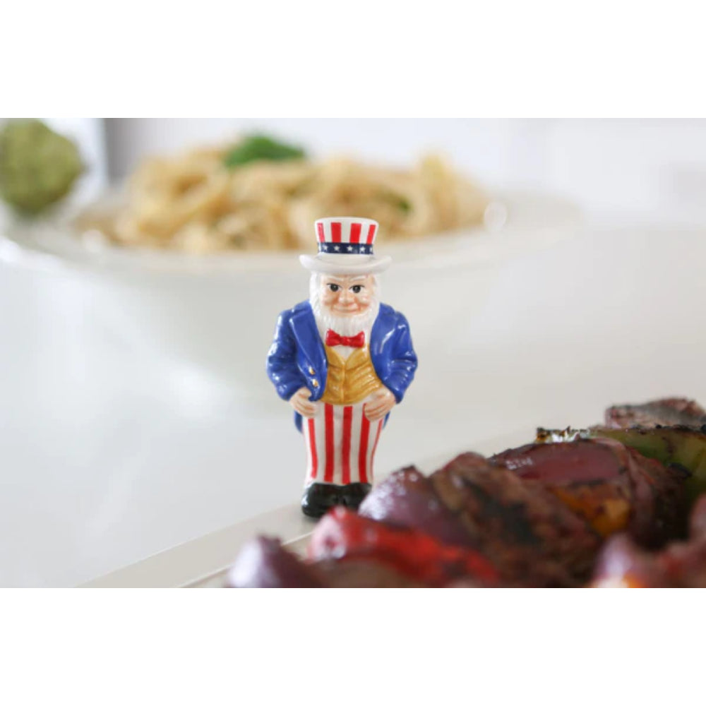 Nora Fleming All American Patriotic Uncle Sam Miniature Decoration