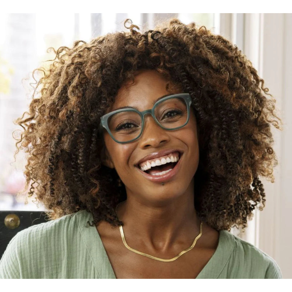 Peepers Stylish Blue Light Reading Glasses - If You Say So Collection in Teal Color