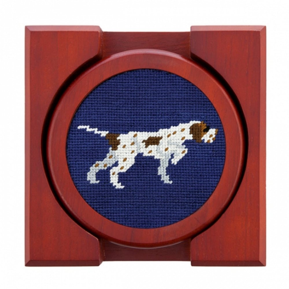 Smathers & Branson High - Quality Needlepoint Coaster Set for Southern Sports Enthusiasts