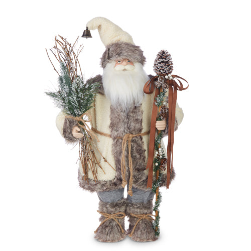 27-Inch Polyester Alpine Santa by Raz Imports - In-Store Pickup