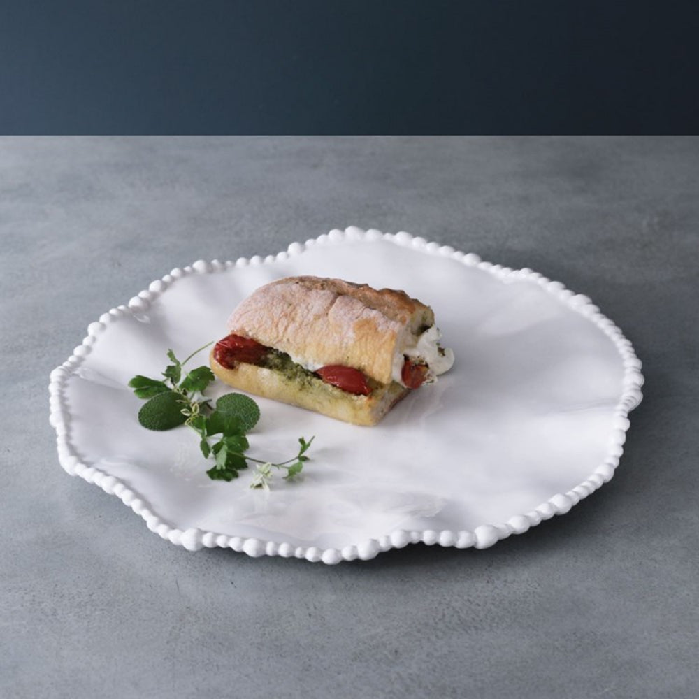 Beatriz Ball's Exquisite VIDA Alegria 11-Inch White Dinner Plate for Elegant Dining