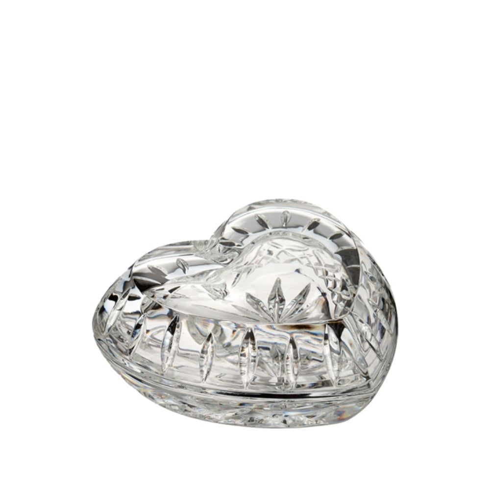 Waterford Giftology Heart - Shaped Crystal Gift Box with Opulent Gold Accents