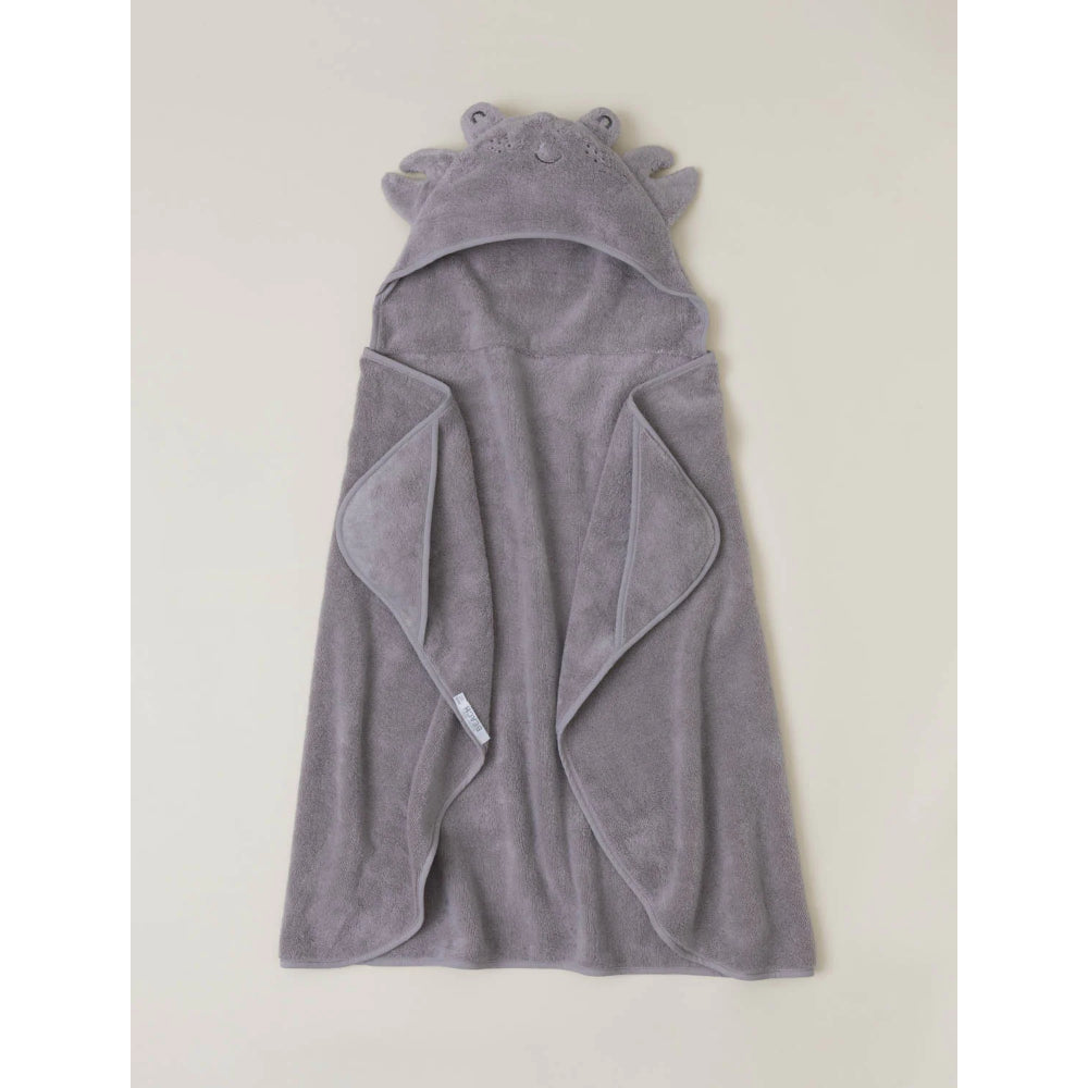 Adorable Barefoot Dreams Organic Cotton Toddler Hooded Towel & Washcloth Set