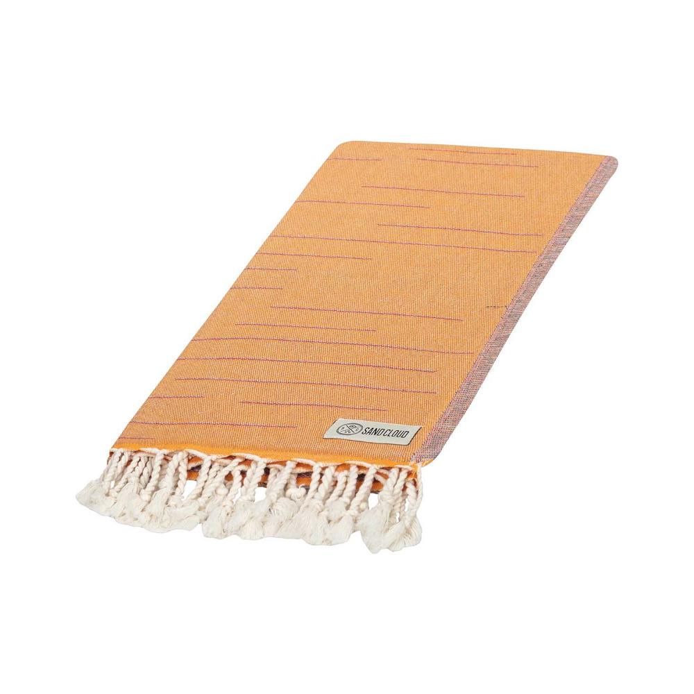 Sand Cloud - Beautiful Sunset Dolphins Printed Turkish Organic Cotton Beach Towel