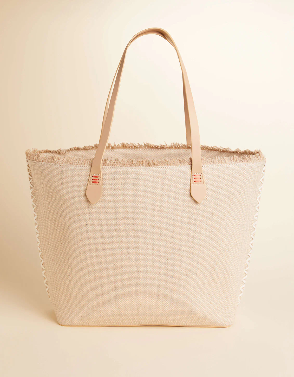 Spartina Ogeechee Coral Sea Life Embroidered Cotton - Jute Blend Beach Tote