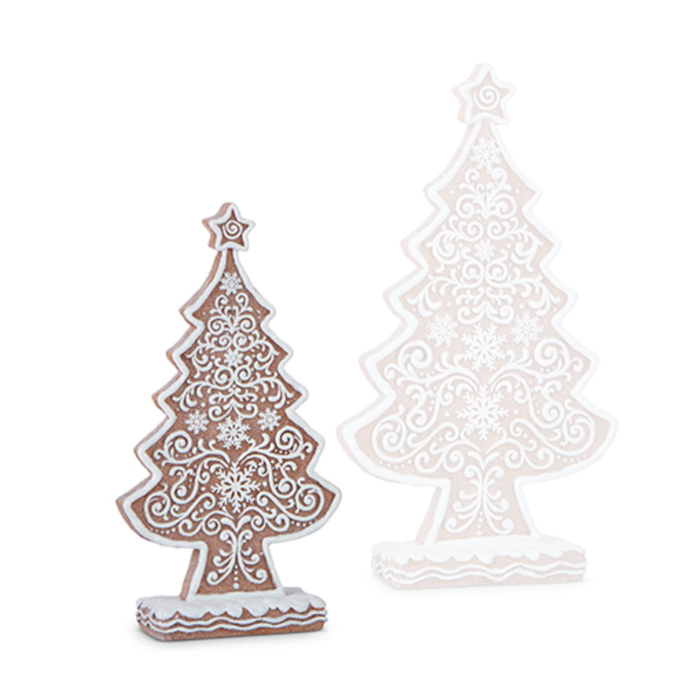 Large-sized Decorative Frosted Gingerbread Christmas Tree