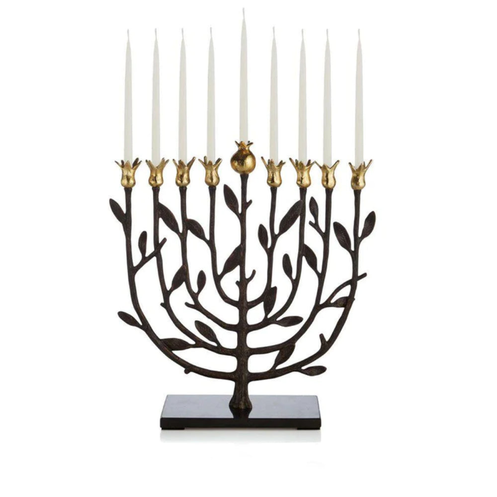 Michael Aram Pomegranate - Inspired Menorah for Religious and Decorative Use