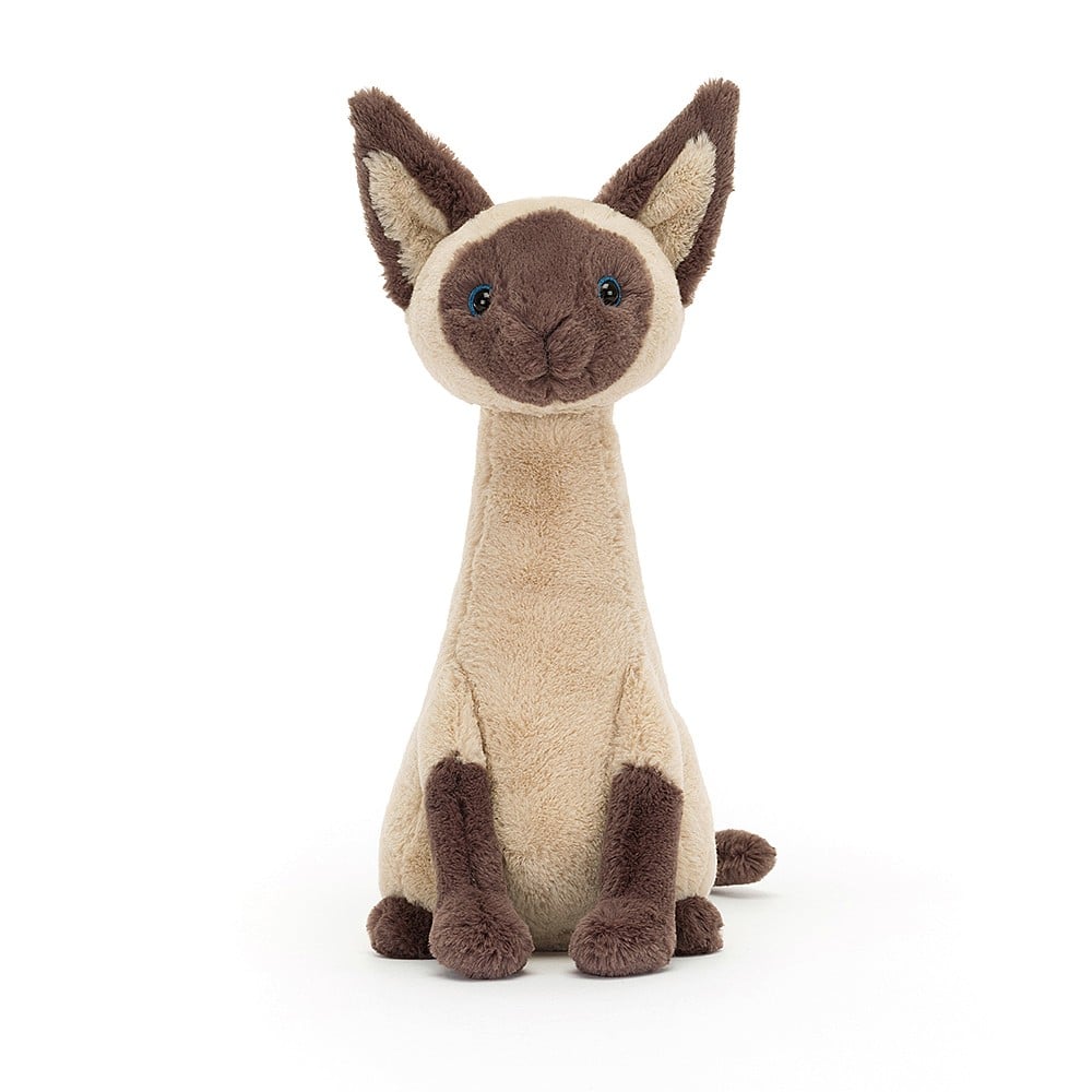 Jellycat Elegant Blue - Eyed Siamese Cat Toy