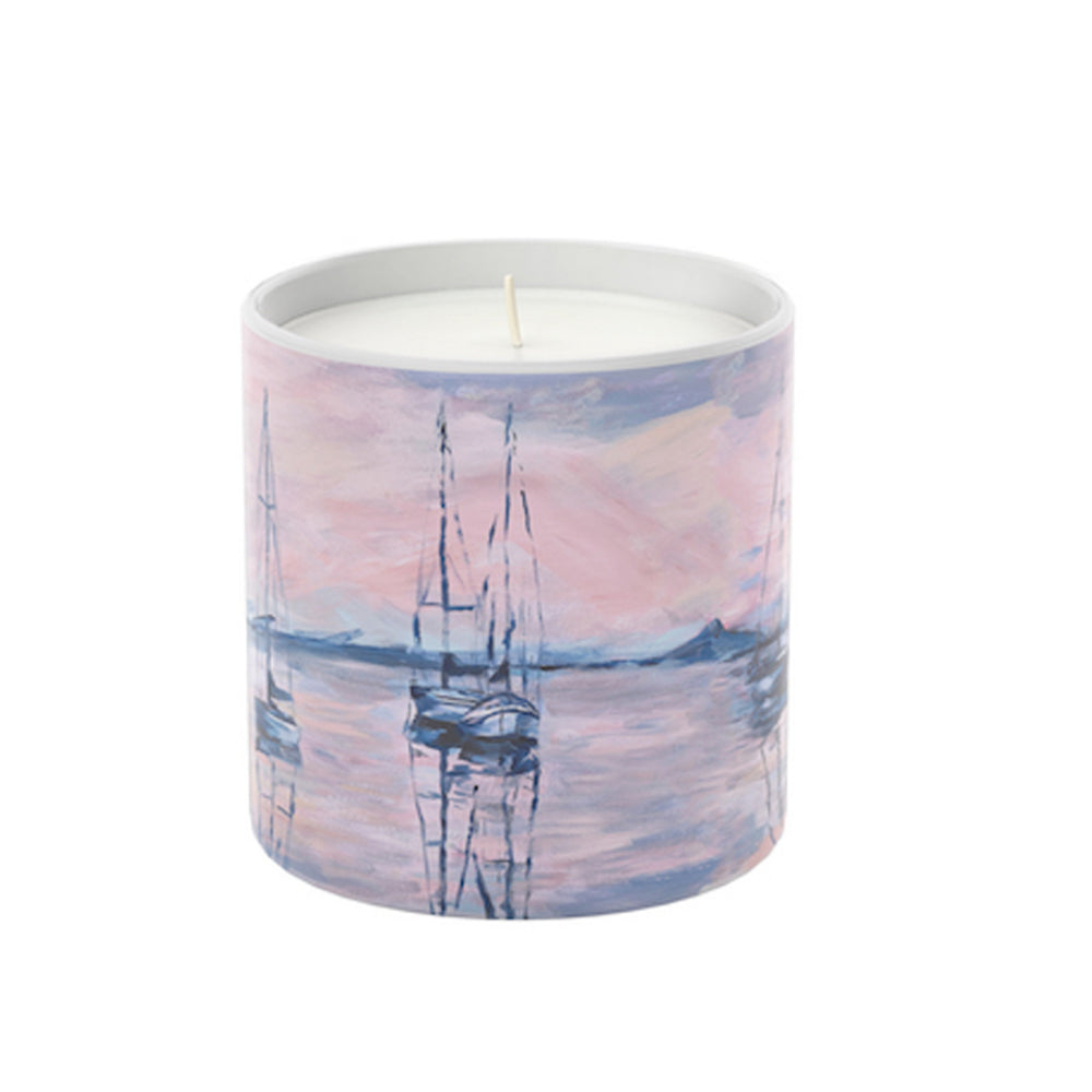 Annapolis 13 oz Boxed Scented Candle by Renowned Painter Kim Hovell - Sunkissed Sails