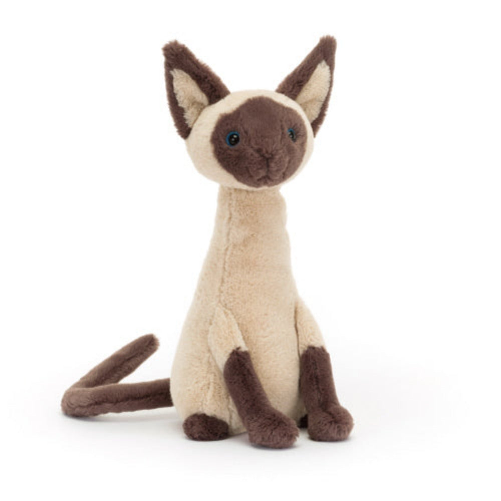 Jellycat Elegant Blue - Eyed Siamese Cat Toy