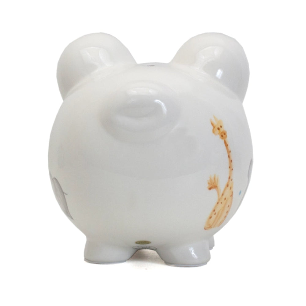 Adorable Child to Cherish Sweet Safari-themed Piggy Bank