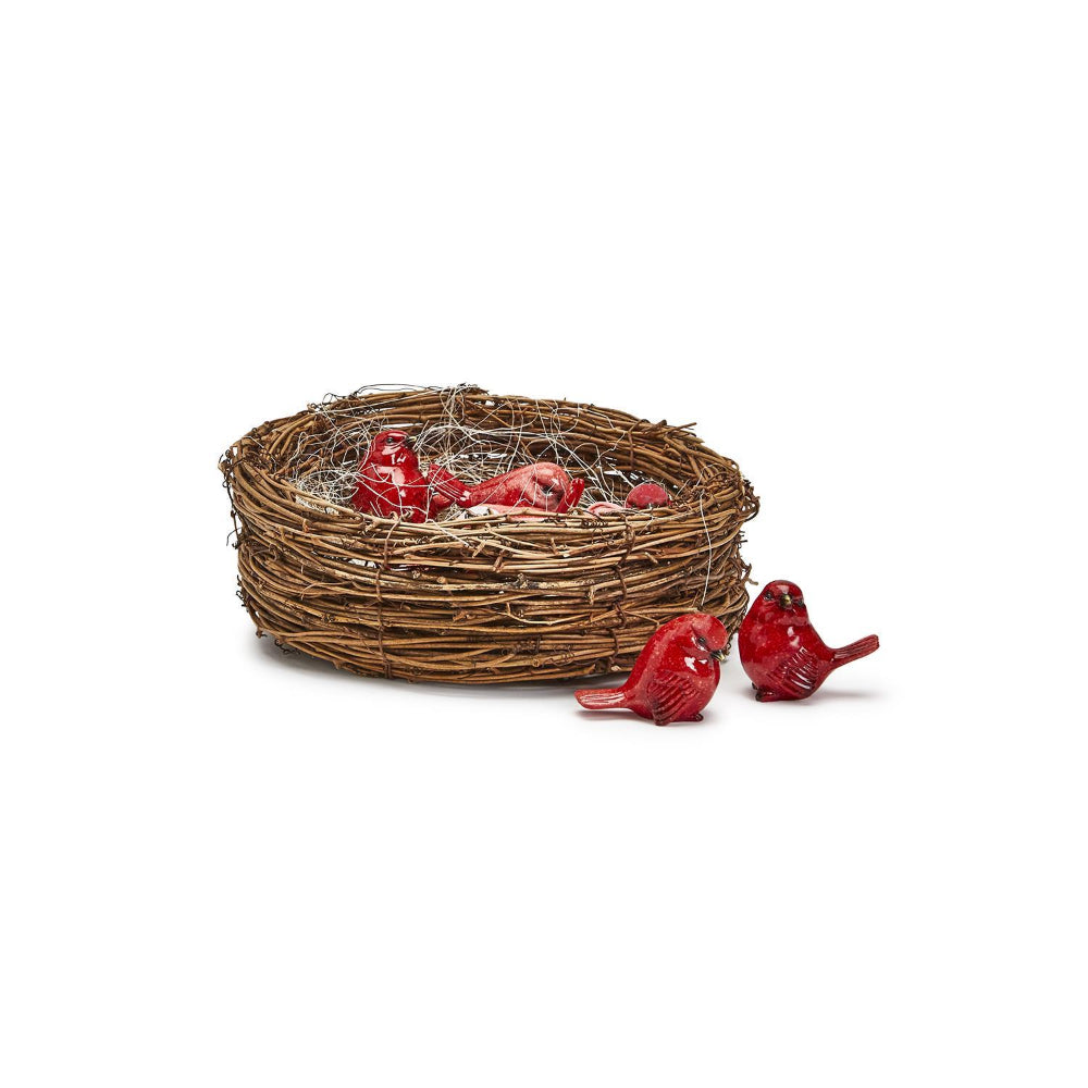 Two's Company Individually Sold Hand - Painted Assorted Red Cardinal Bird Sculptures