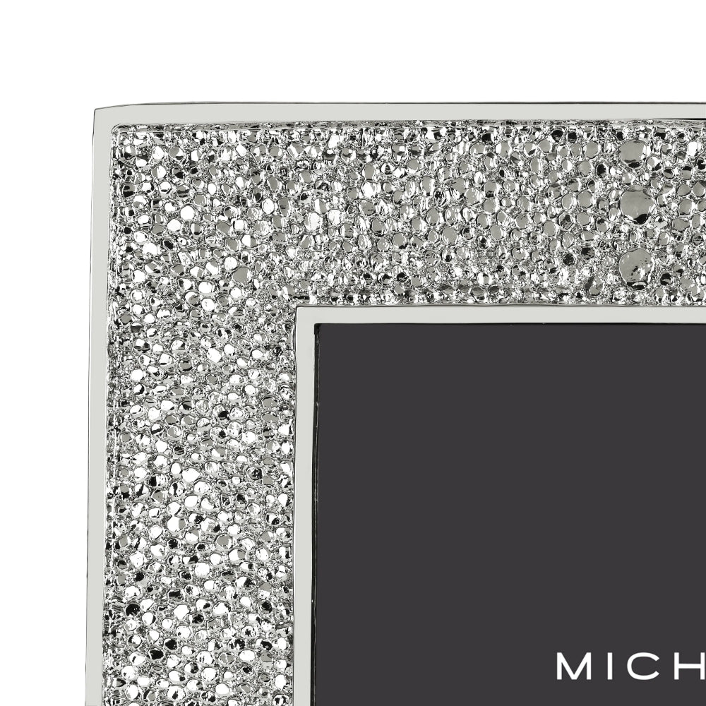 Michael Aram Shagreen Nickelplate Photo Frame with Subtle Shimmer