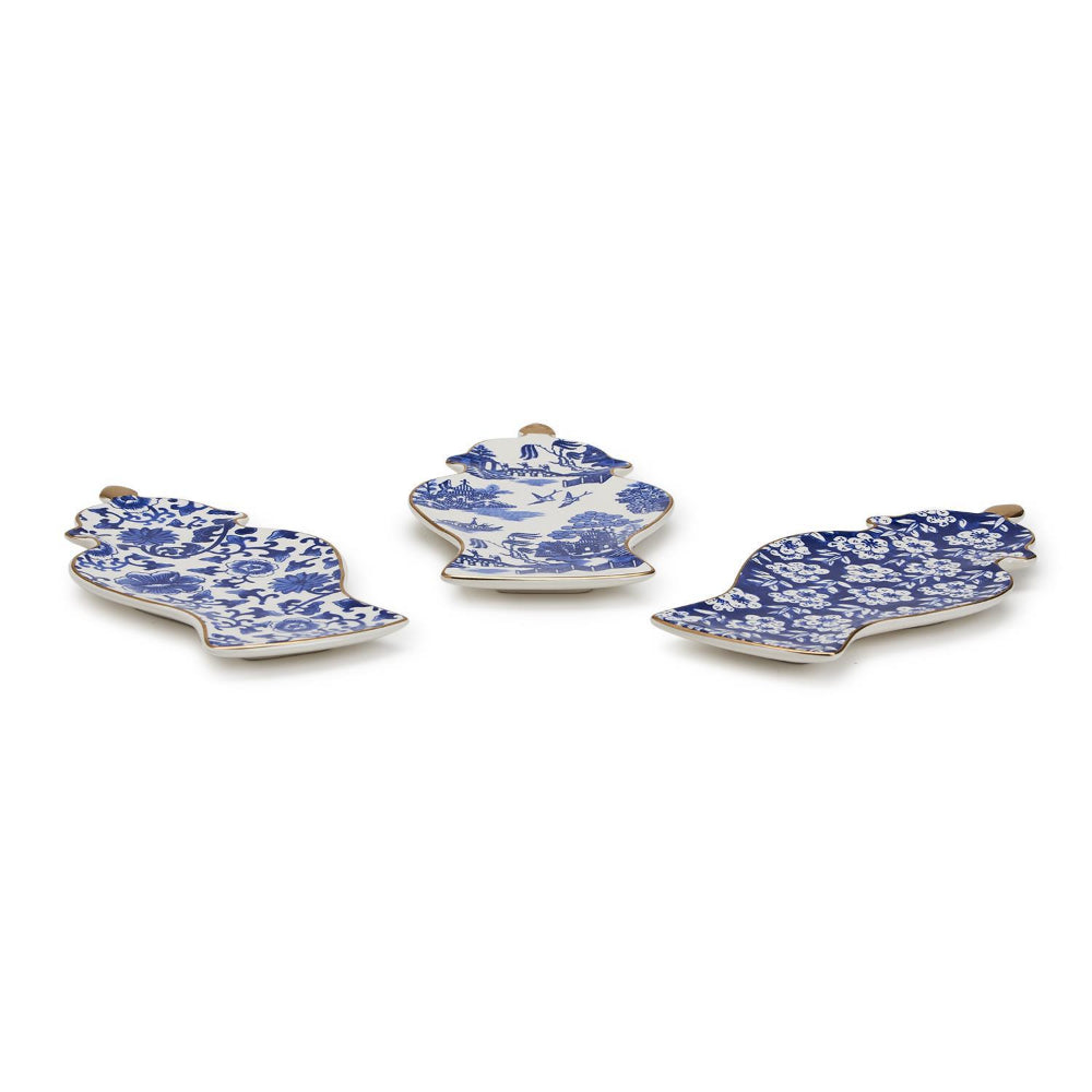 Two's Company Decorative Ceramic Ginger Jar - Style Trinket Tray for Jewelry Storage
